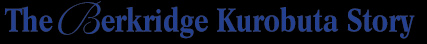 The Berkridge Kurobuta Story